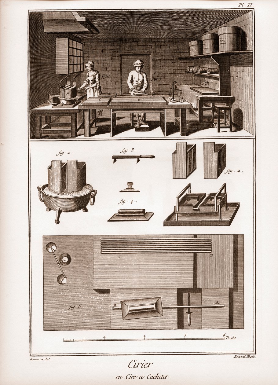 Spanish wax factory - workshop where wax is poilit - 