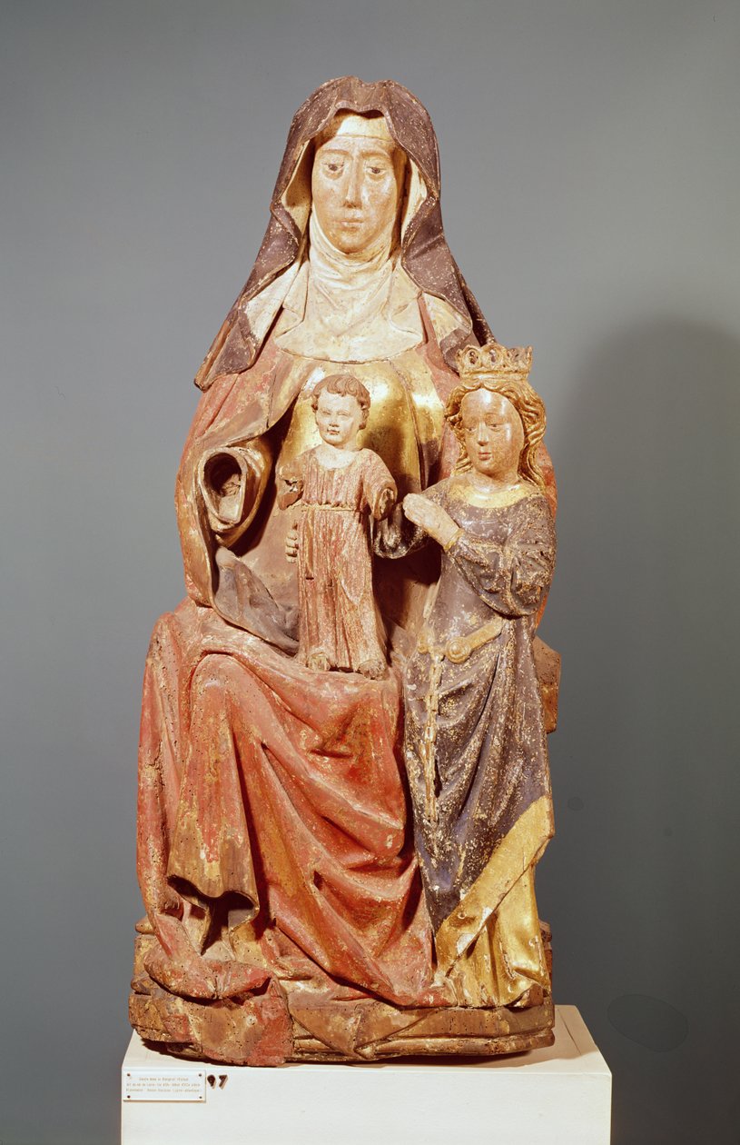 St. Anne, the Virgin and Child, 15th-16th century by French School