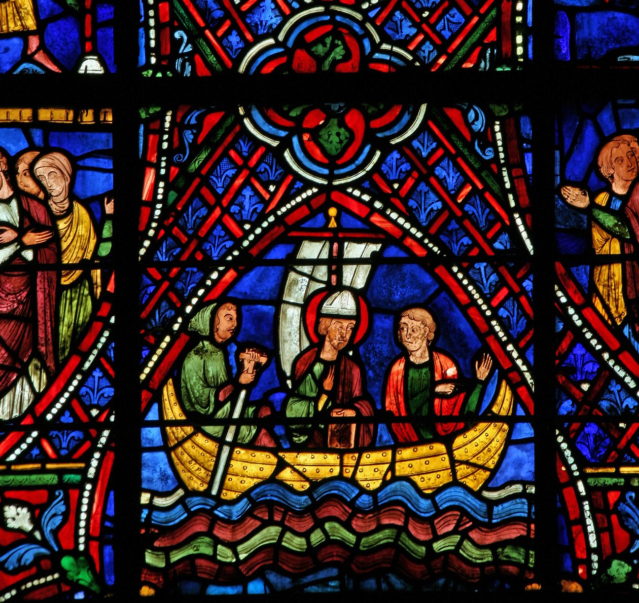 St. Apollinaire: In a Boat by French School