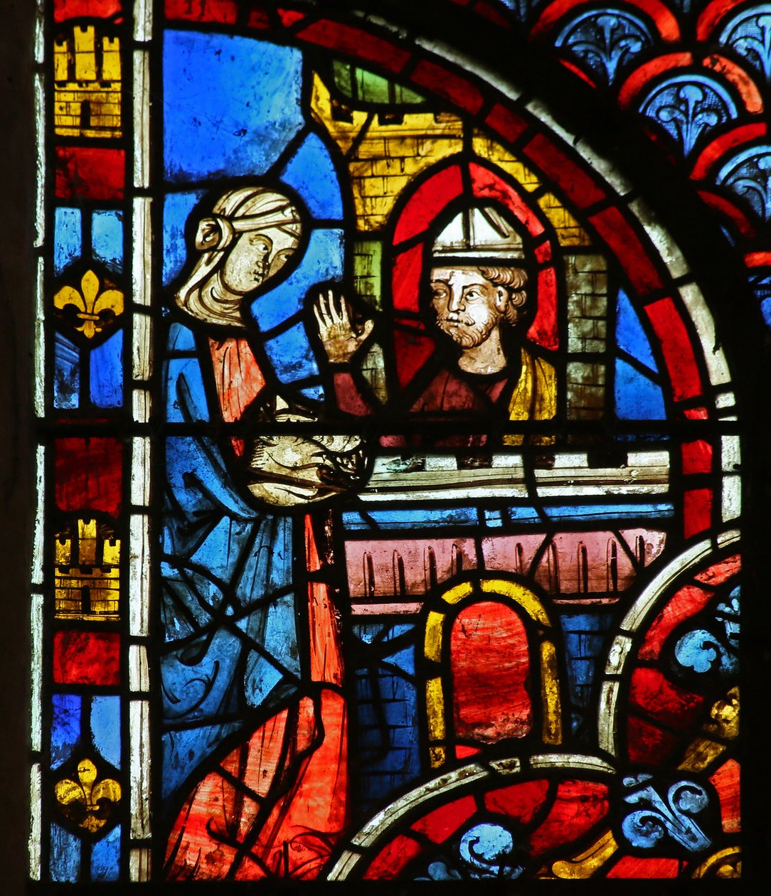 St Blaise in Prison by French School