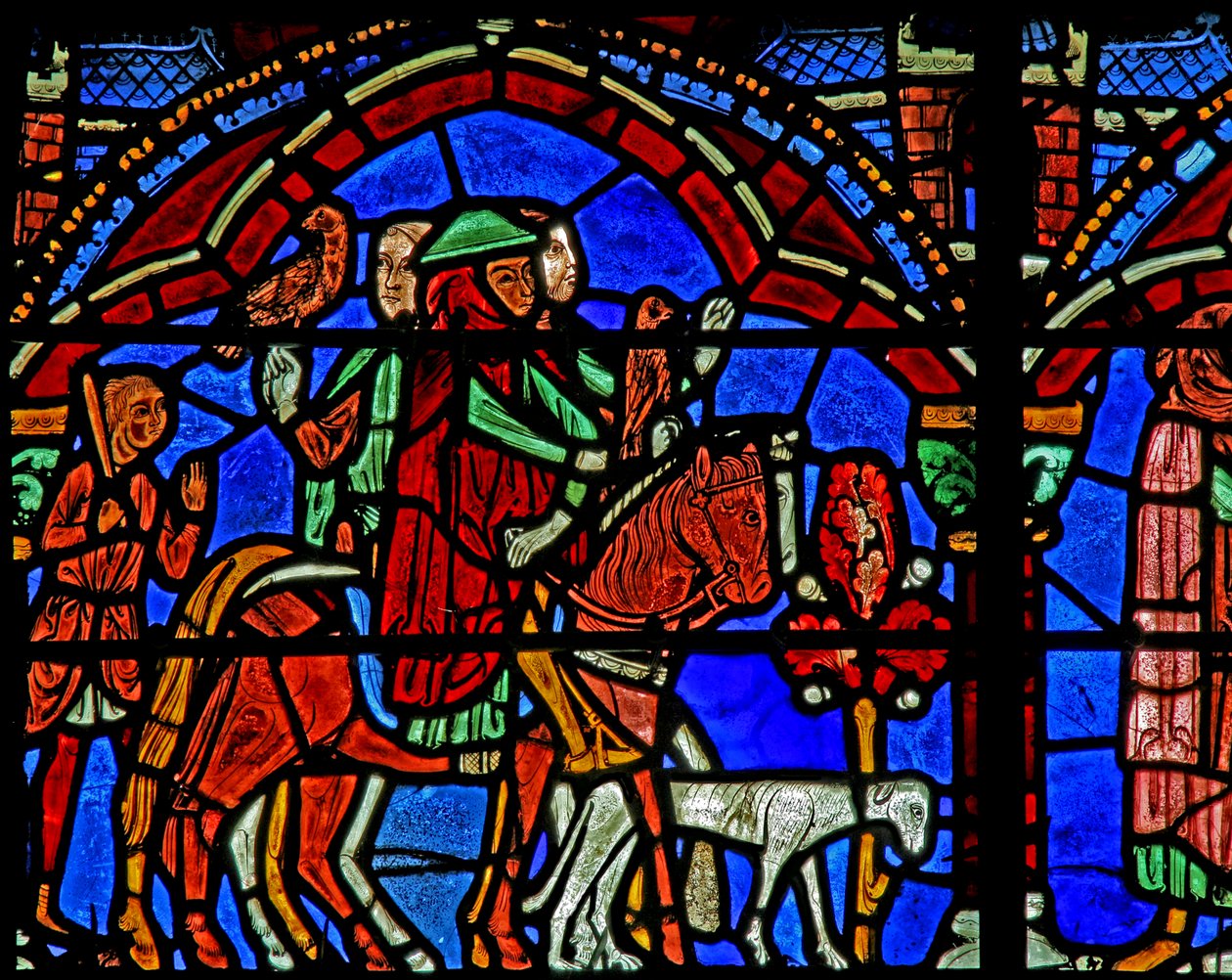 St Cheron window: the prince