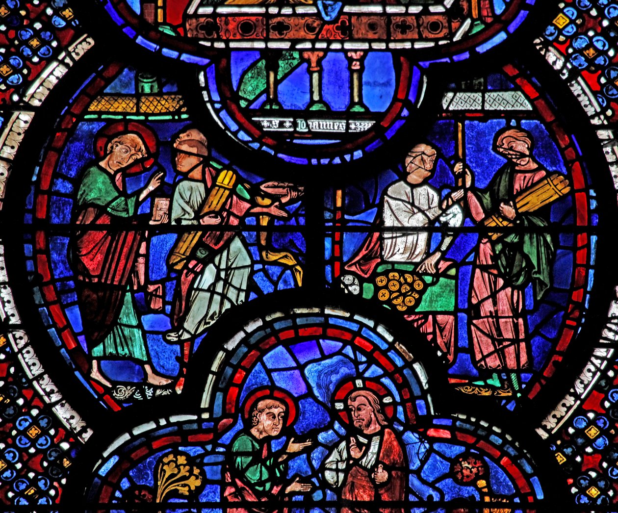St John Window: The Miracle of Changing Sticks into Gold