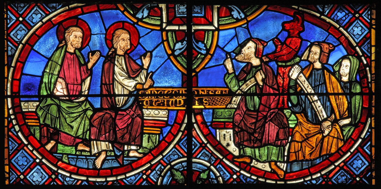 St Simon & St Jude with Persian Magicians by French School