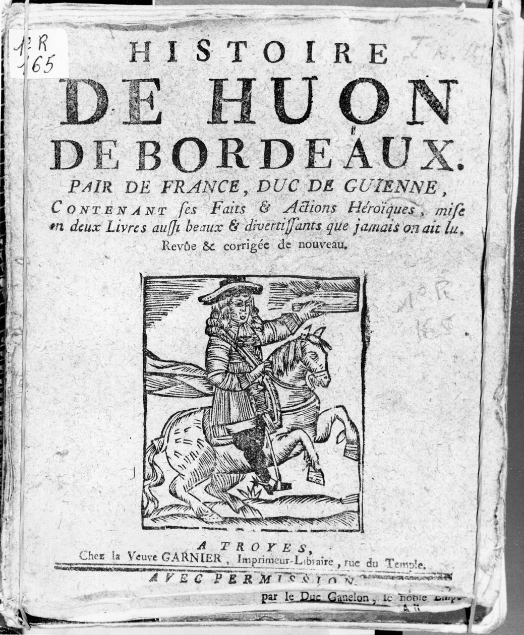 Story of Huon de Bordeaux, Peer of France and Duke of Guyenne, Bibliotheque Bleue, Troyes by French School