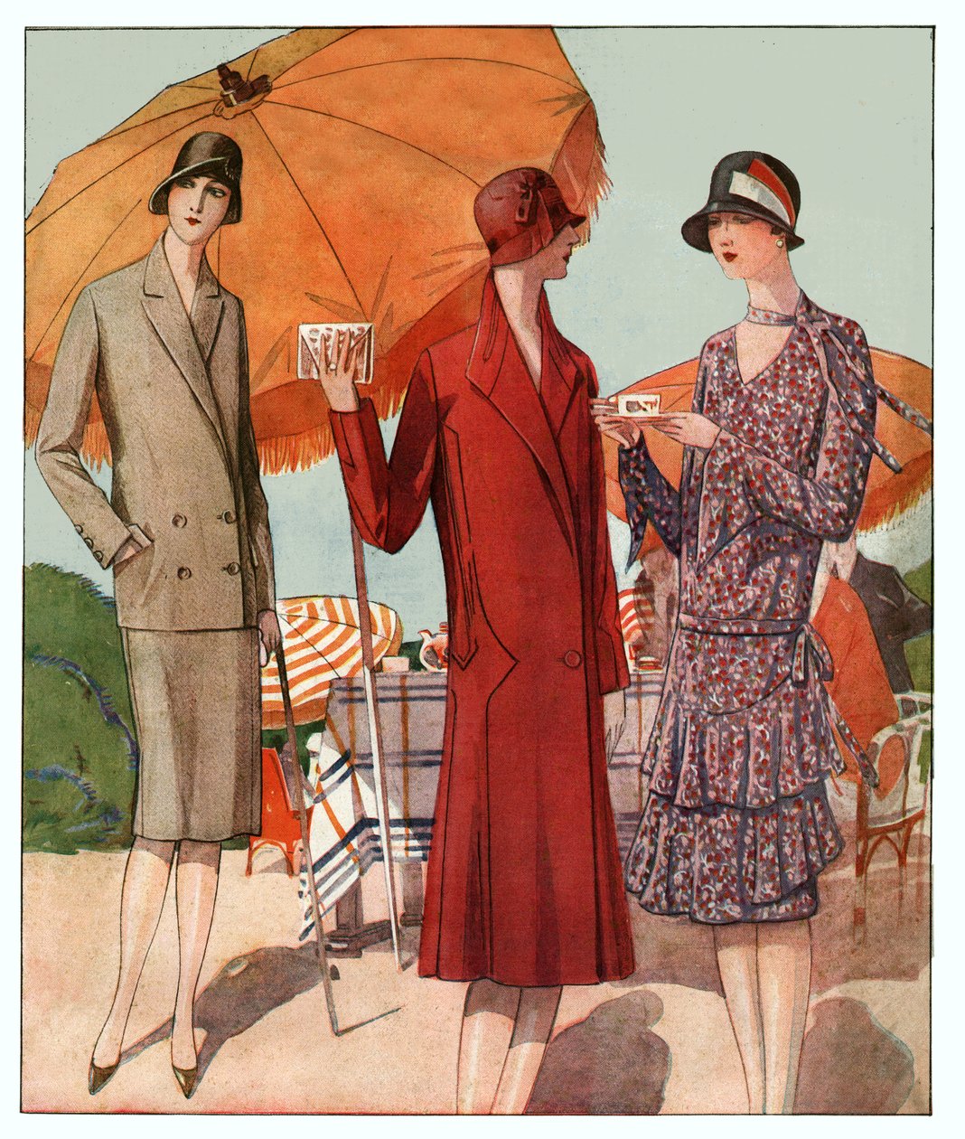 Summer Coat (Illustration) by French School