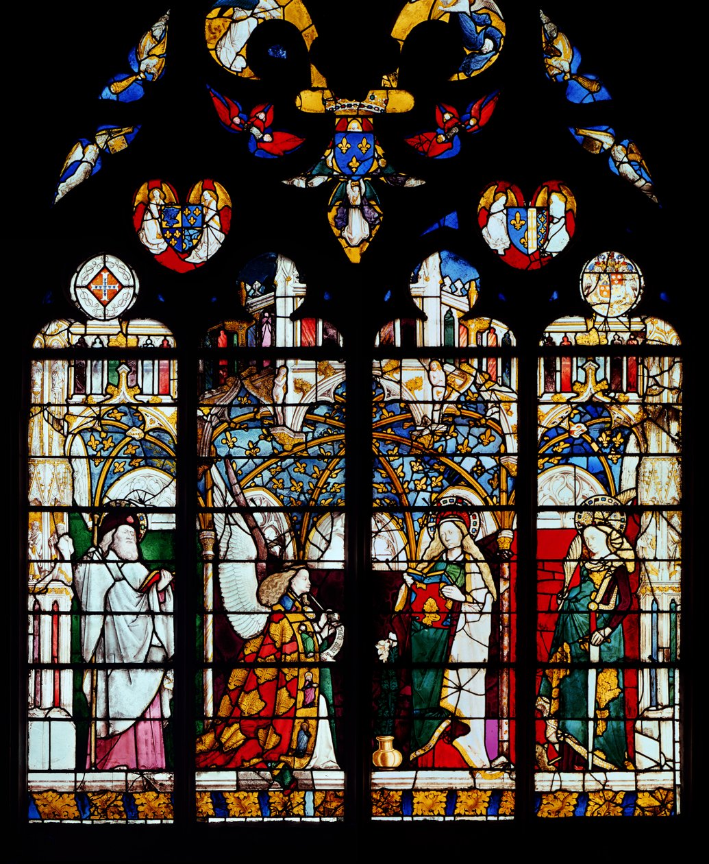 The Annunciation, from the Chapel of Jacques Coeur by French School