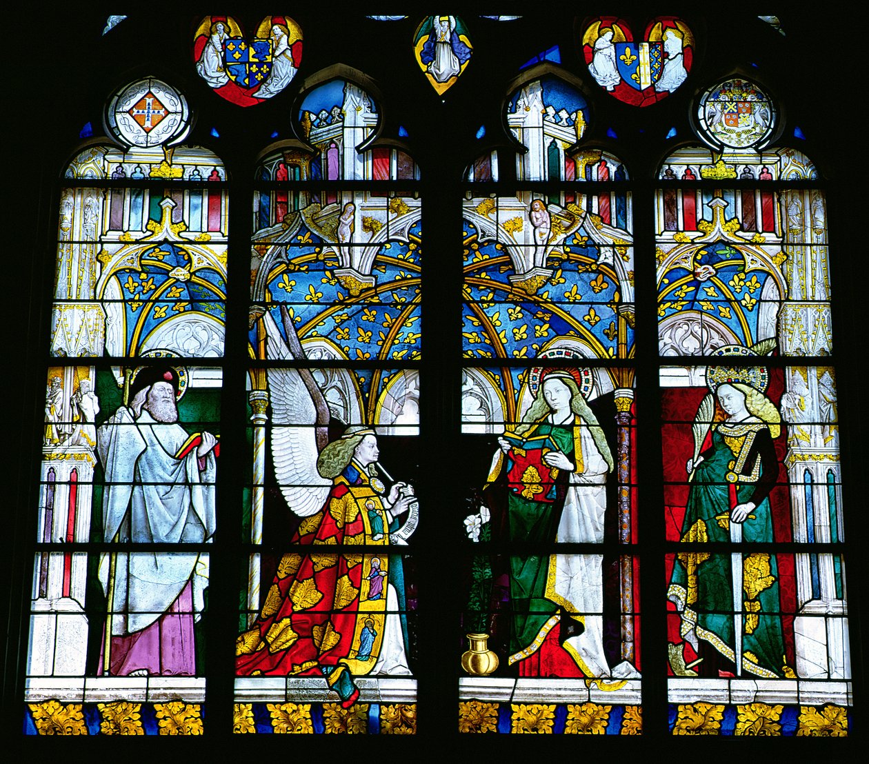 The Annunciation, from the Chapel of Jacques Coeur by French School