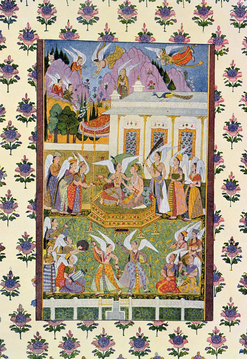 The Assembly of Efrits and Djinn (illustration for The Arabian Nights, 1895) by French School