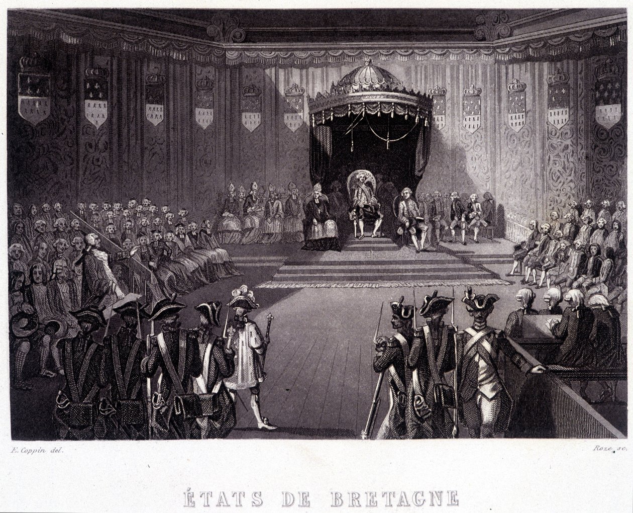 The Assembly of the States General of Brittany and Vendée by French School