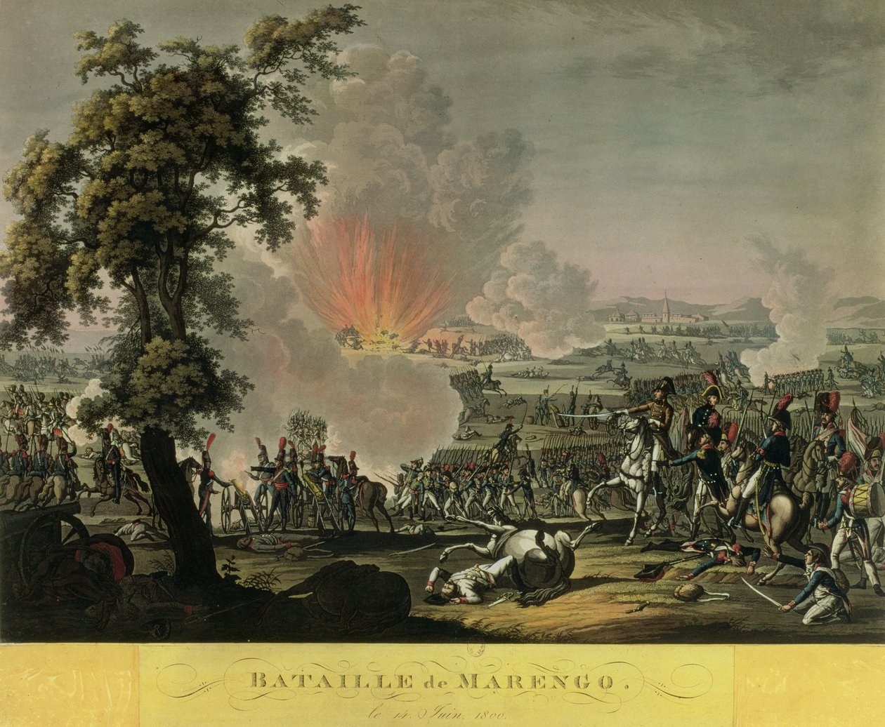 The Battle of Marengo, June 14th 1800 by French School