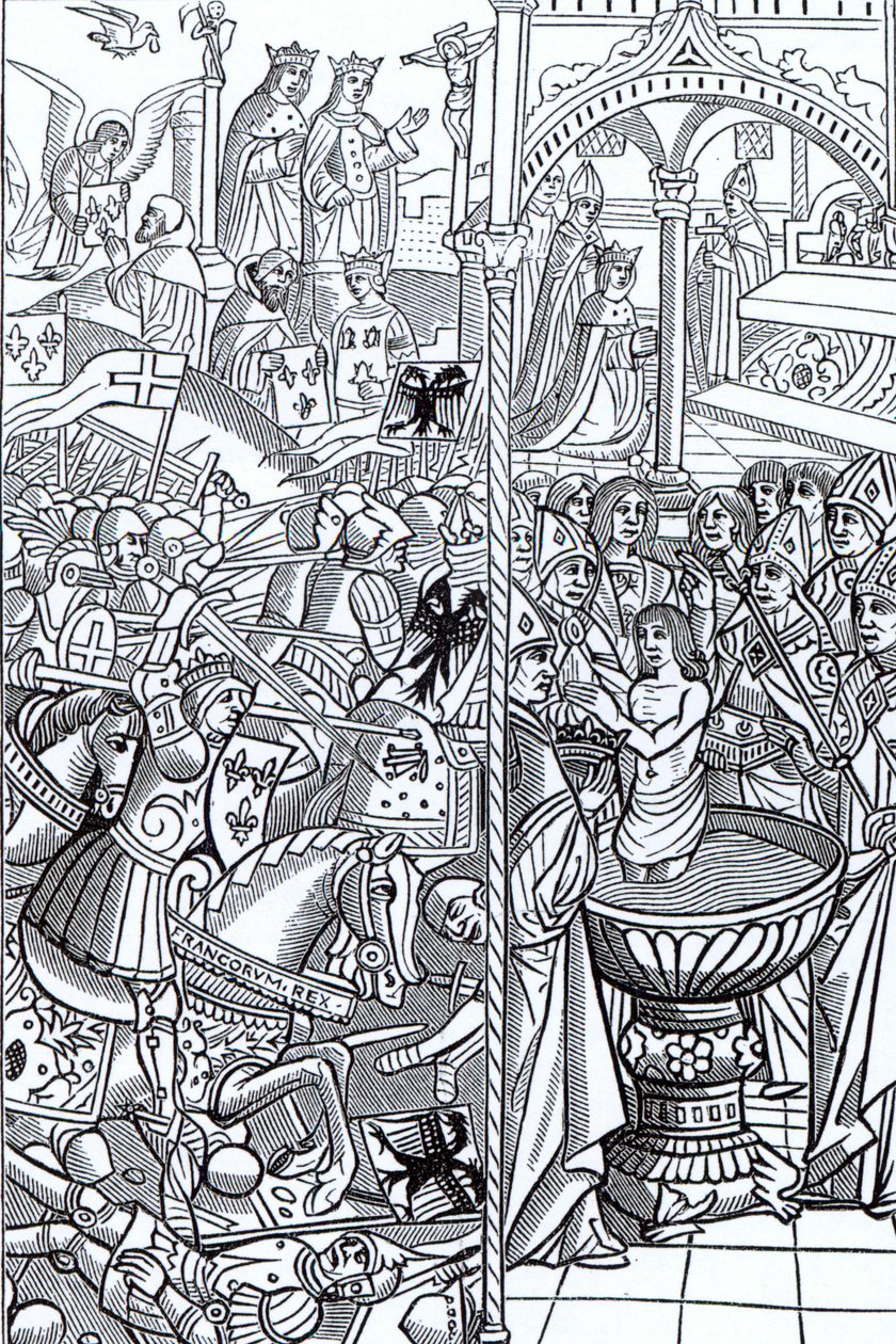 The Battle of Tolbiac and The Baptism of King Clovis, from 