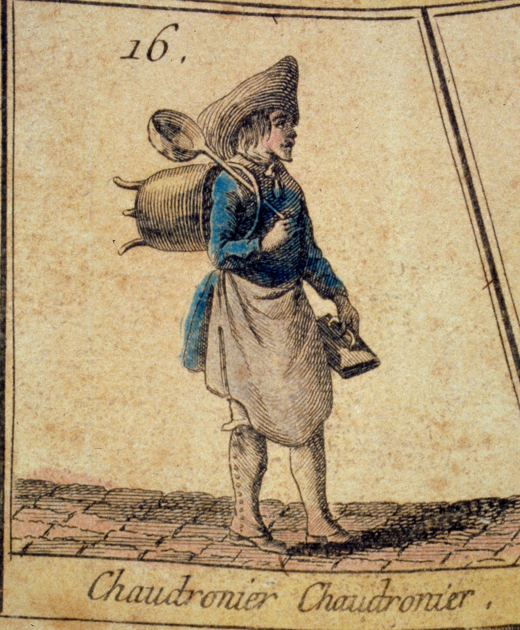 The Boilermaker (detail) by French School: Fine art print