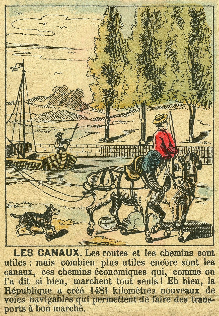 The Canals, illustrating the benefits of the Third Republic on canal construction for the country