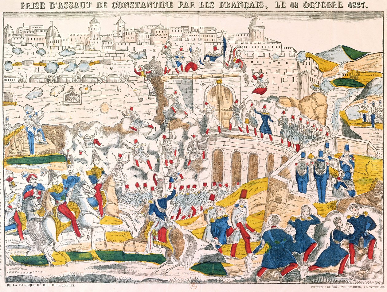 The Capture of Constantine by the French on 13th October 1837 by French School