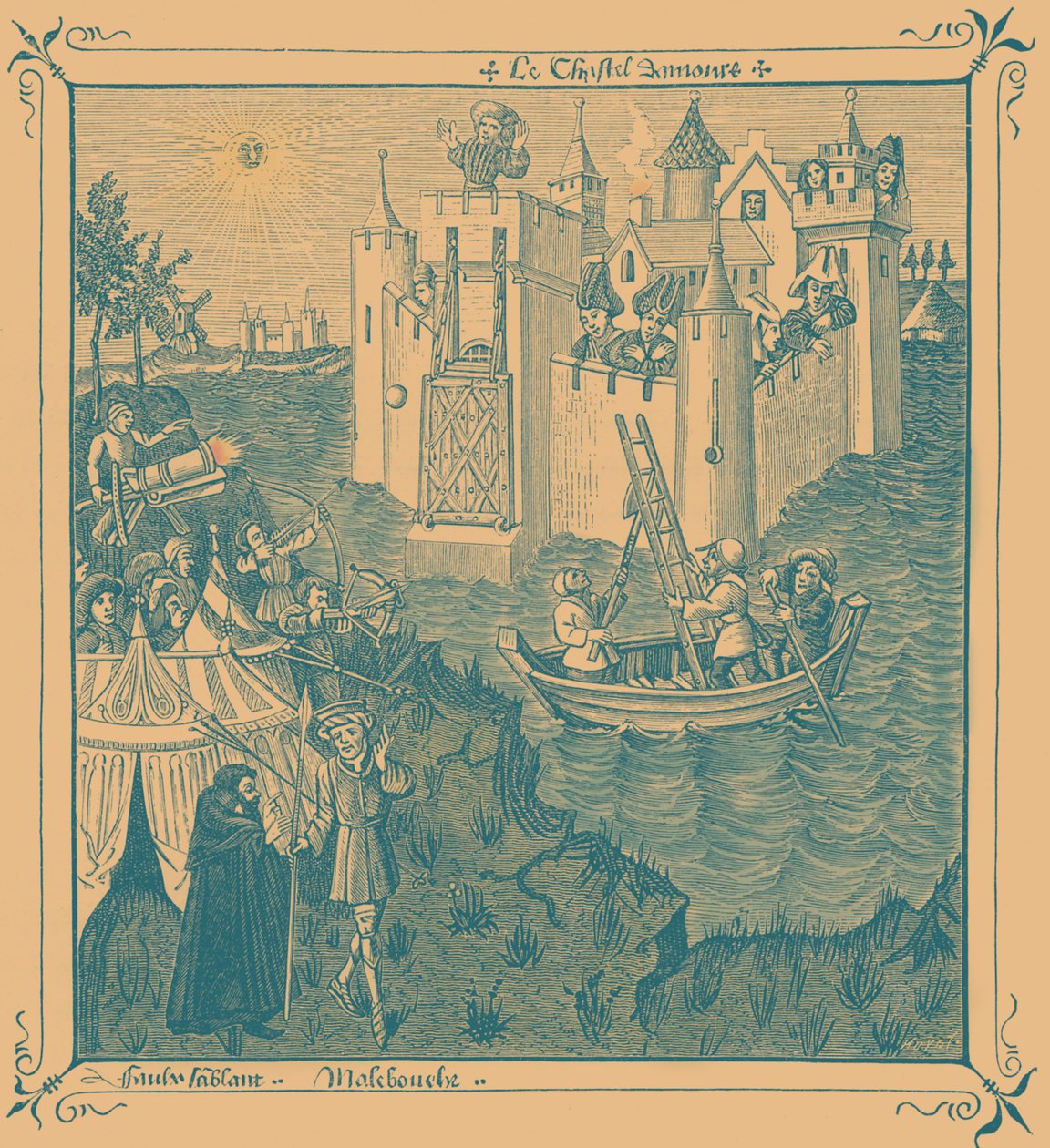 The Castles of Loves by French School