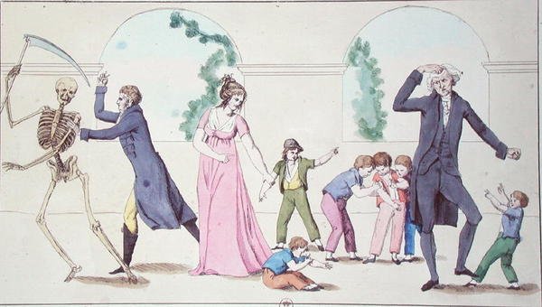 The Dangers of the Vaccine, c.1800-04 by French School