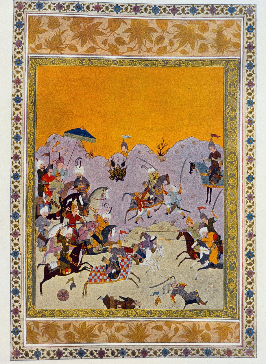 The Death of the heroes, illustration for The Arabian Nights, 1895 by French School