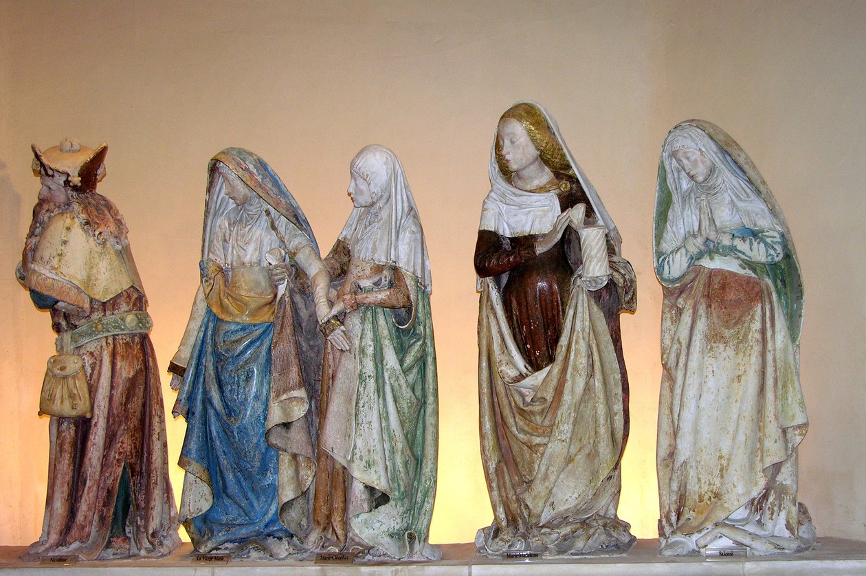 The Entombment, 1490 (detail) by French School