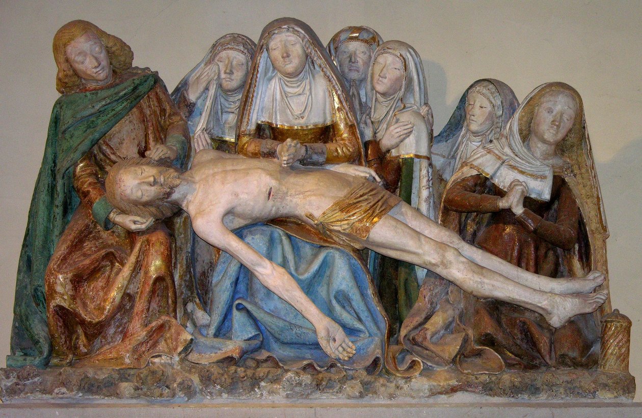 The Entombment, 1490 (detail) by French School