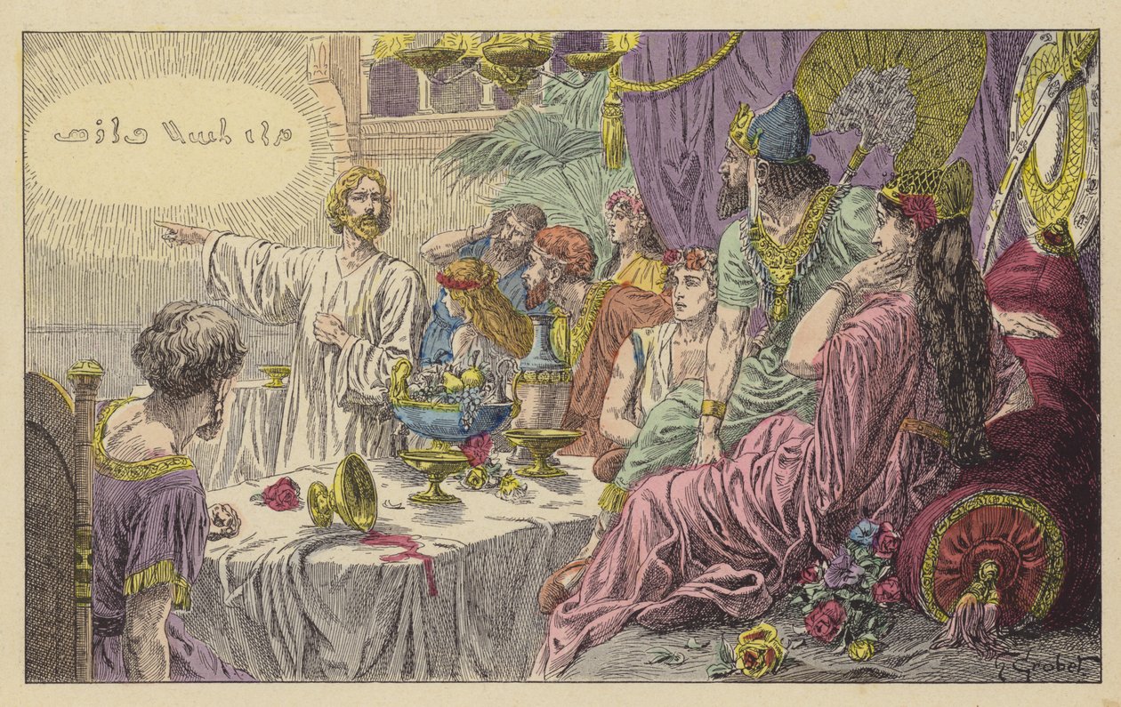 The Feast of Balthazar by French School