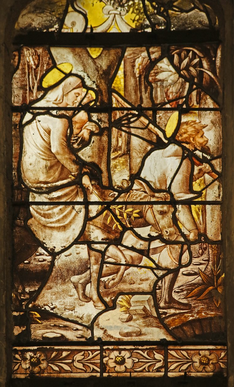 The Flight into Egypt by French School