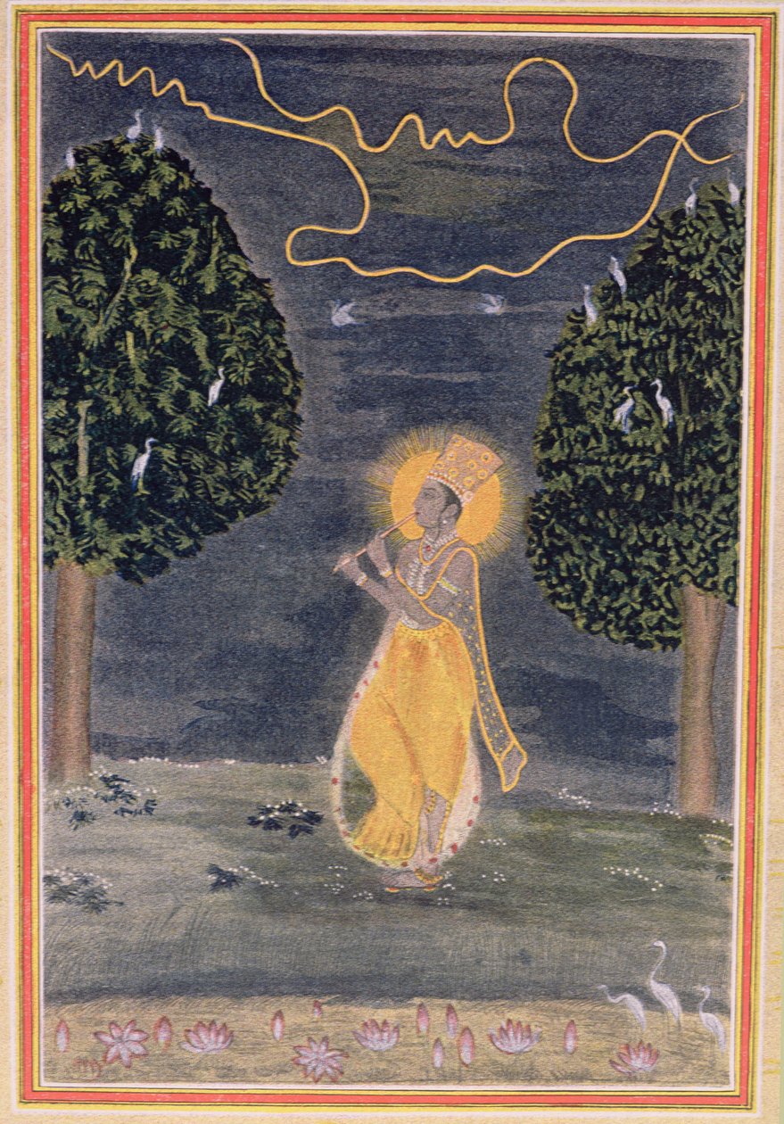 The Flute Player, illustration for Prince Diamond, from The Arabian Nights, 1895 by French School
