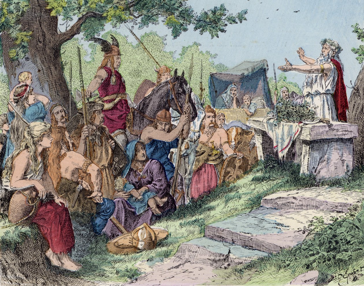 The Gauls Before the Roman Conquest by French School