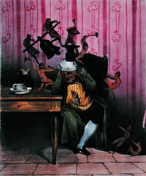 The Headache, c.1840 by French School