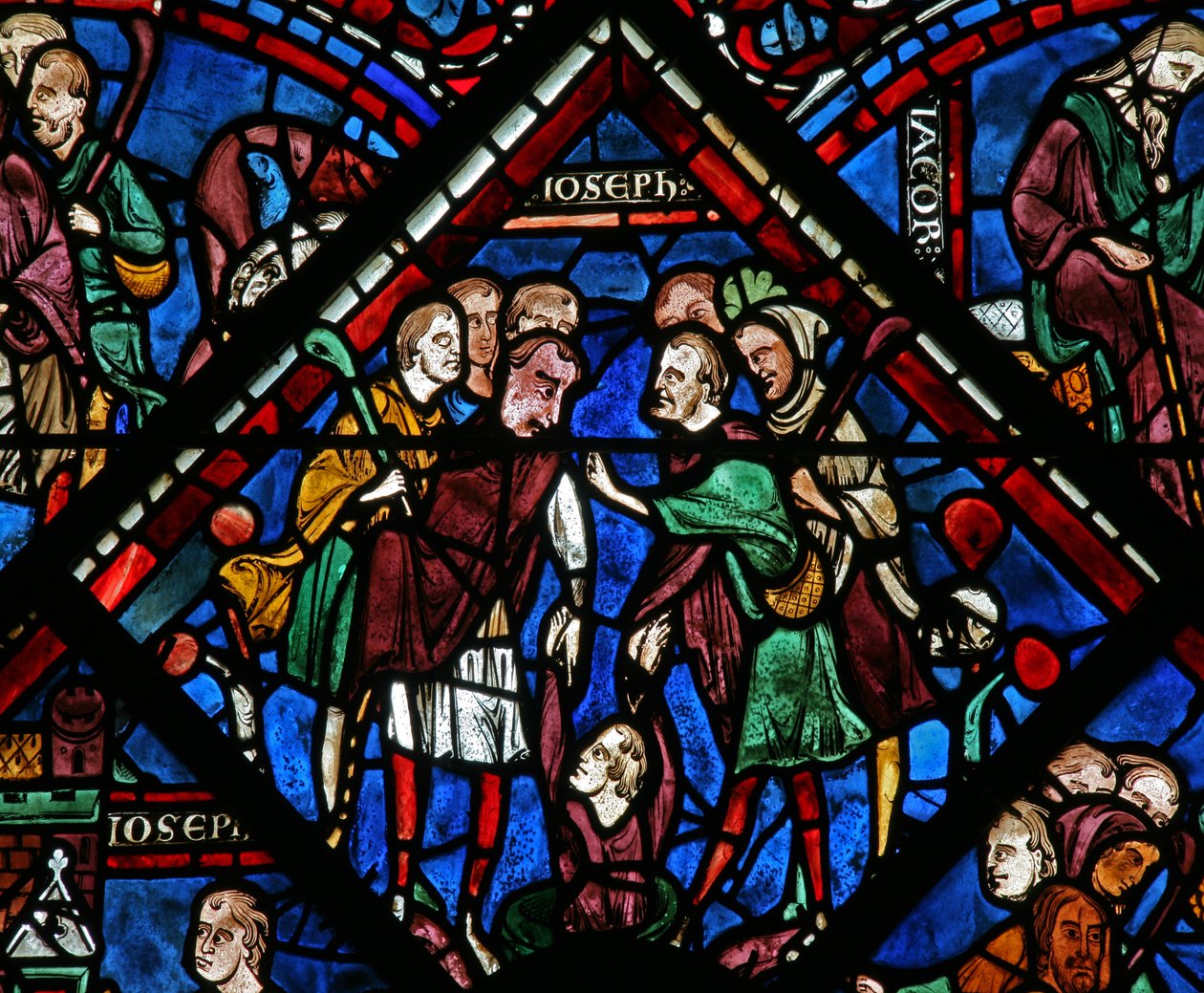 The Joseph Window: He is Cast into a Pit by His Brothers by French School