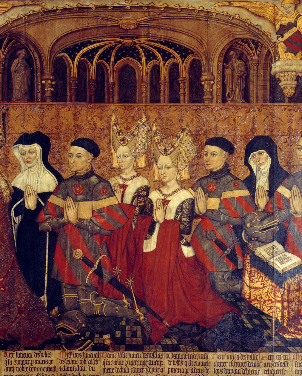 The Jouvenel Family of Ursins (detail) by French School