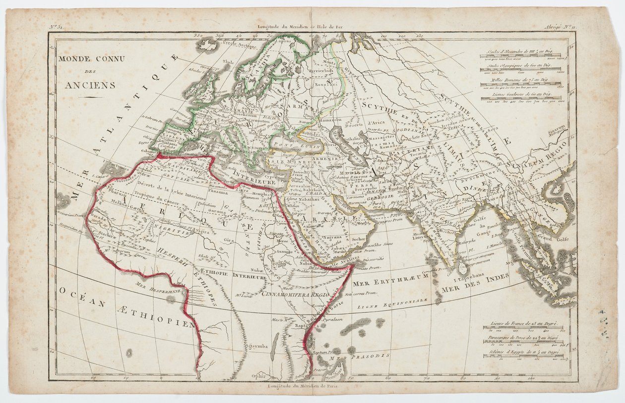 The Known World of the Ancients by French School
