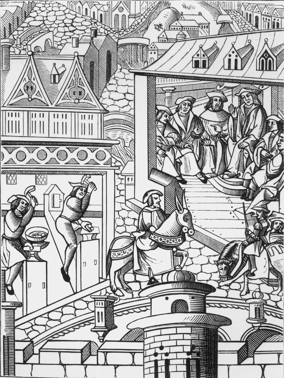 The Mint, after a Woodcut in De lInstitution de la Chose Politique, a Translation of the Latin Work of Francis Patricius, Published 1520 by French School