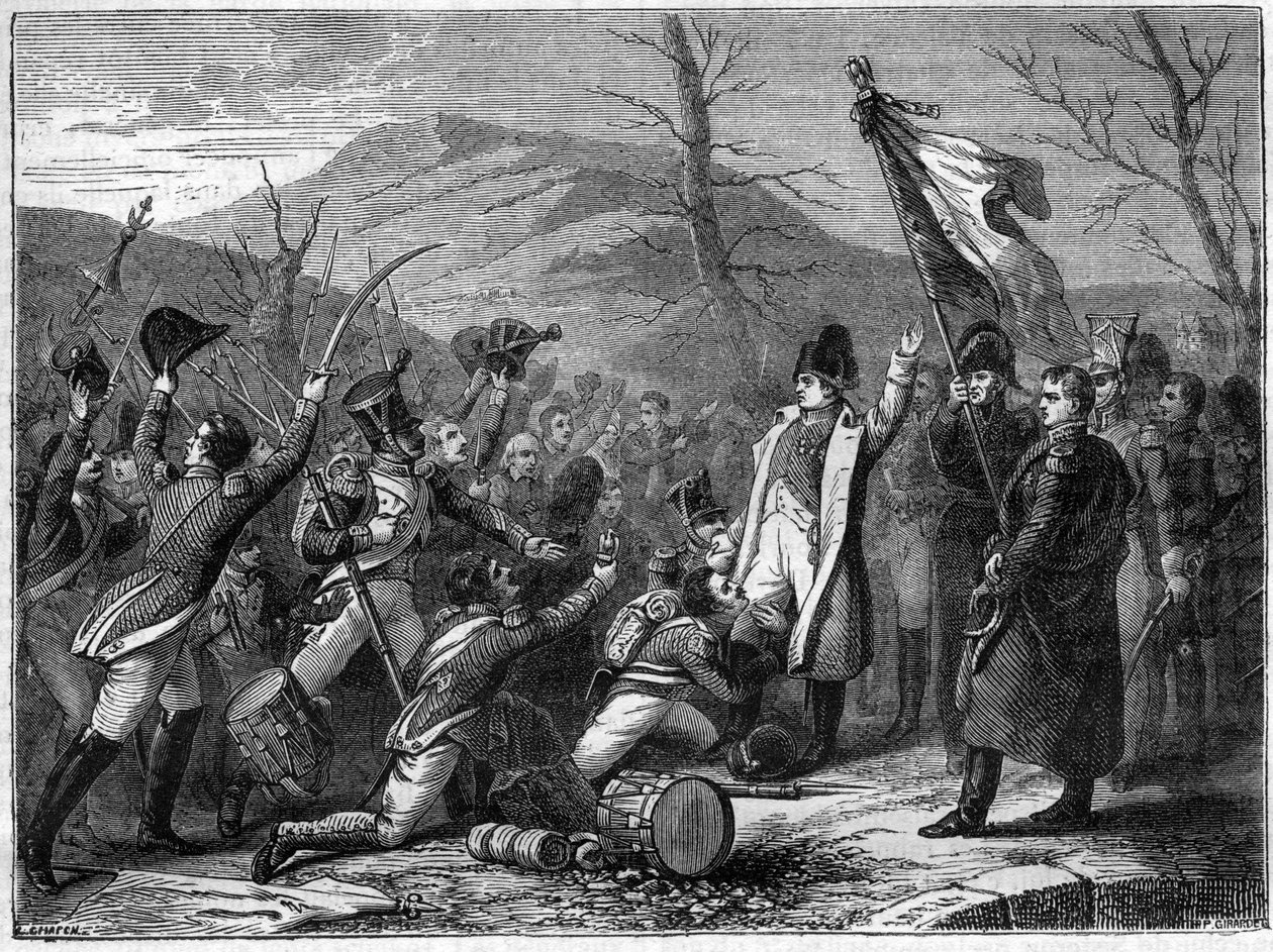 The One Hundred Days - March 1815: La Bedoyere Joins Napoleon by French School