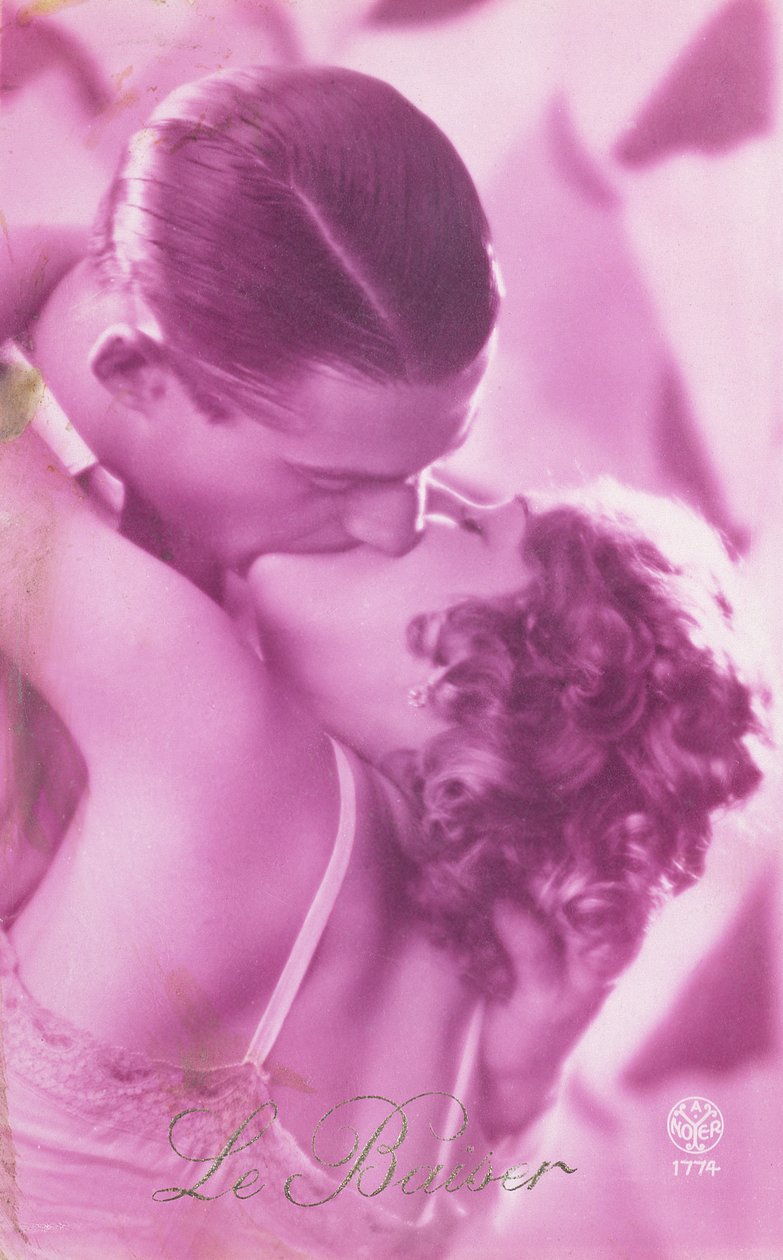The Pink Kiss, c.1930 by French School