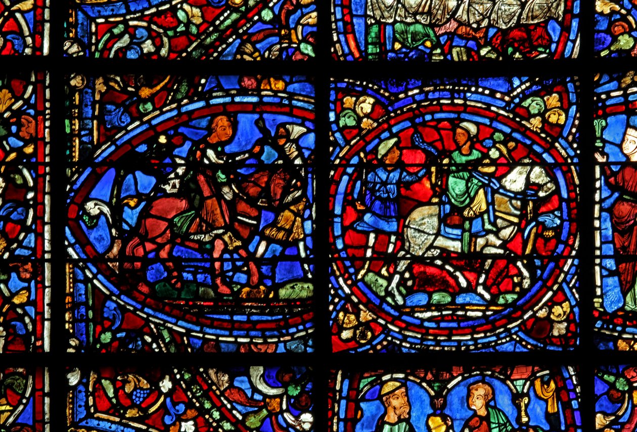 The Prodigal Son: Sets Out with His Servant by French School