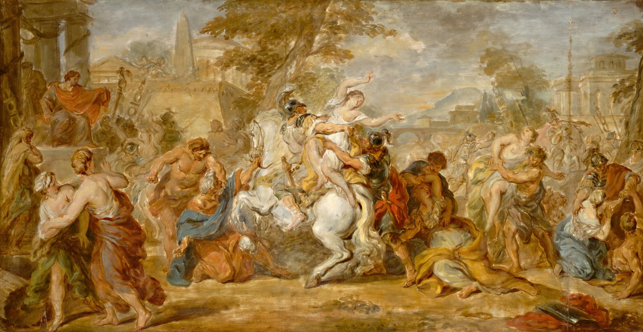 The Rape of the Sabine Women by French School