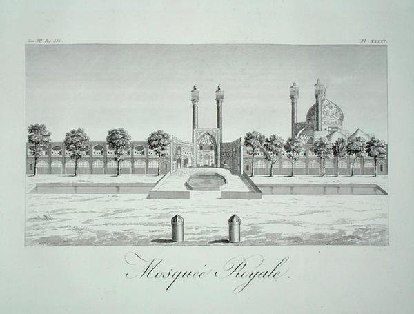 The Royal Mosque at Isfahan, from 