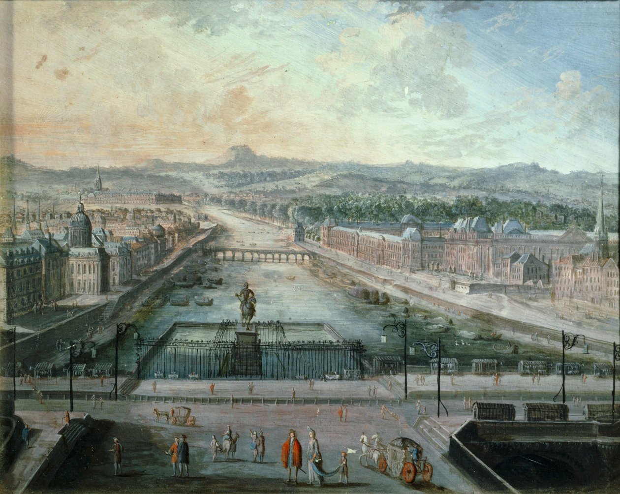The Seine River as Seen from the Place Dauphine by French School