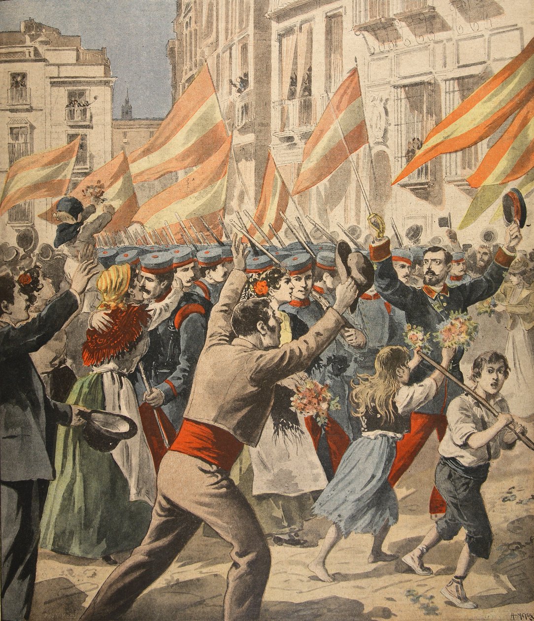 The Spanish American War by French School