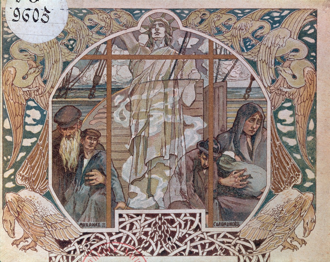 The Spirit of Liberty as the Only Hope, cover illustration from Au dela de l