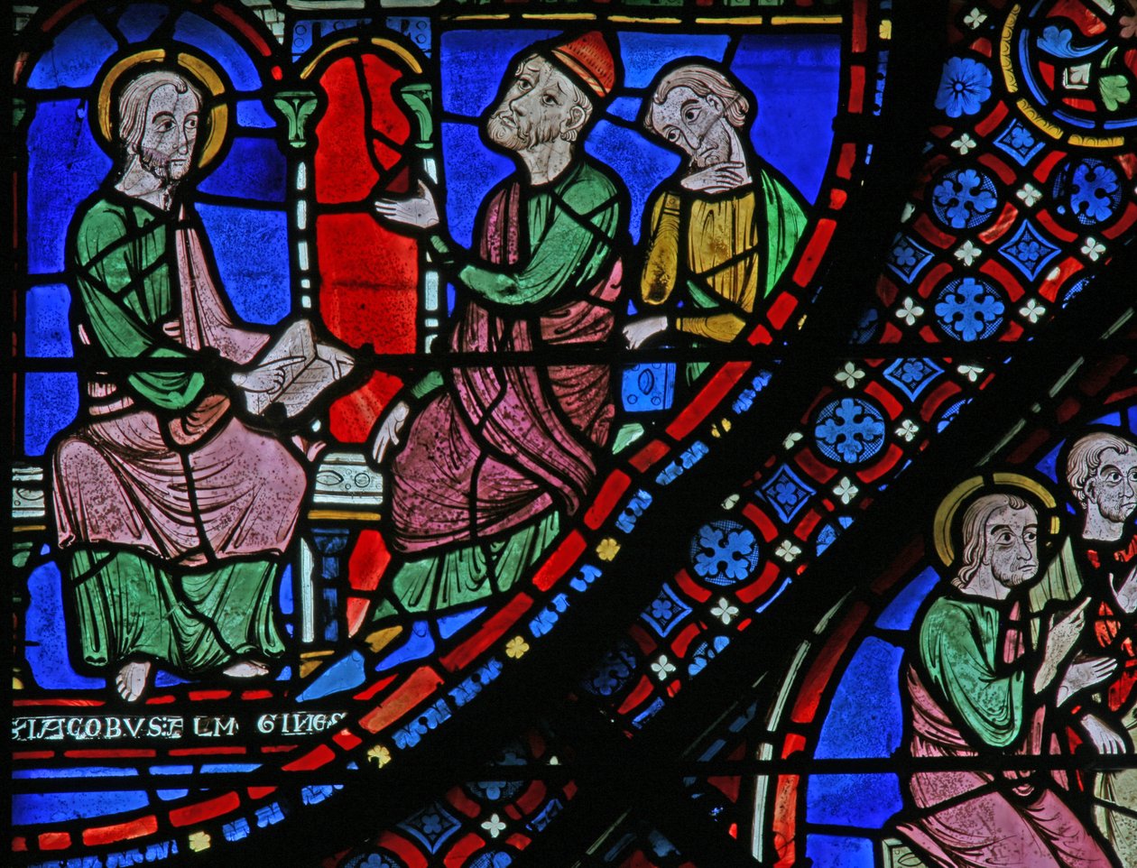 The St James Window: Hermogines is Converted by French School