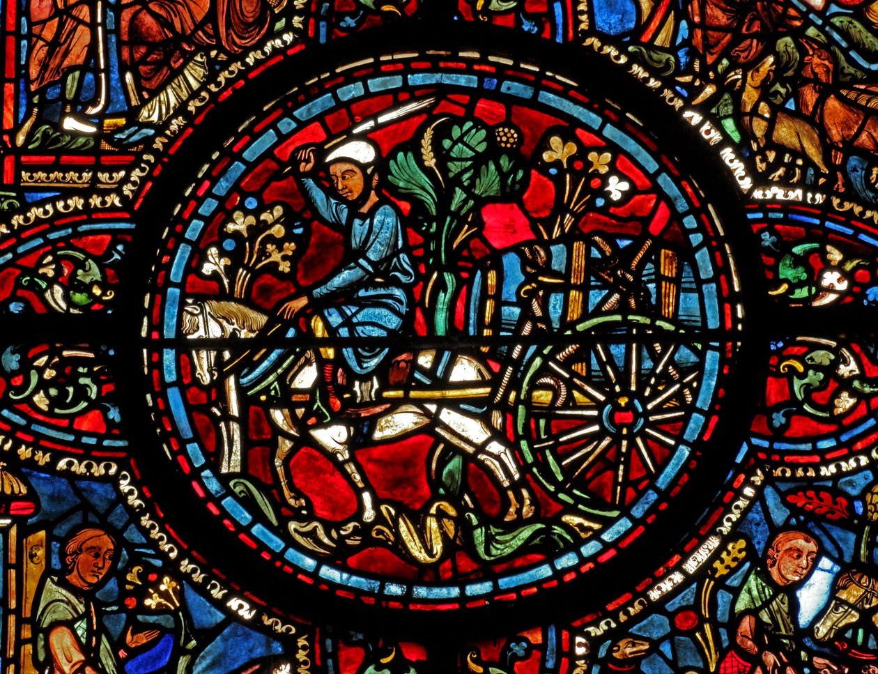 The St Lubin Window: Moving the Wine by French School