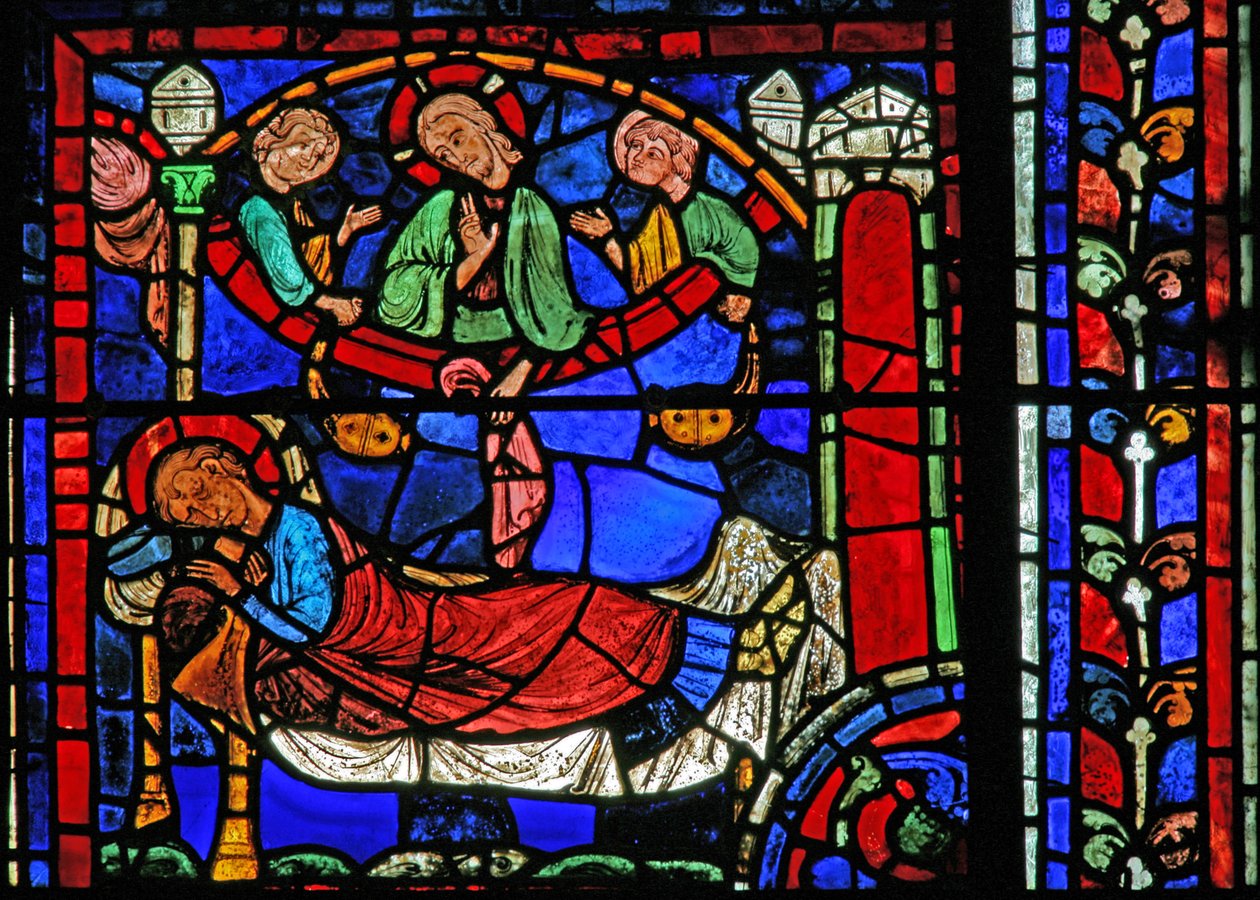 The St Martin Window: Christ Appears in a Dream by French School