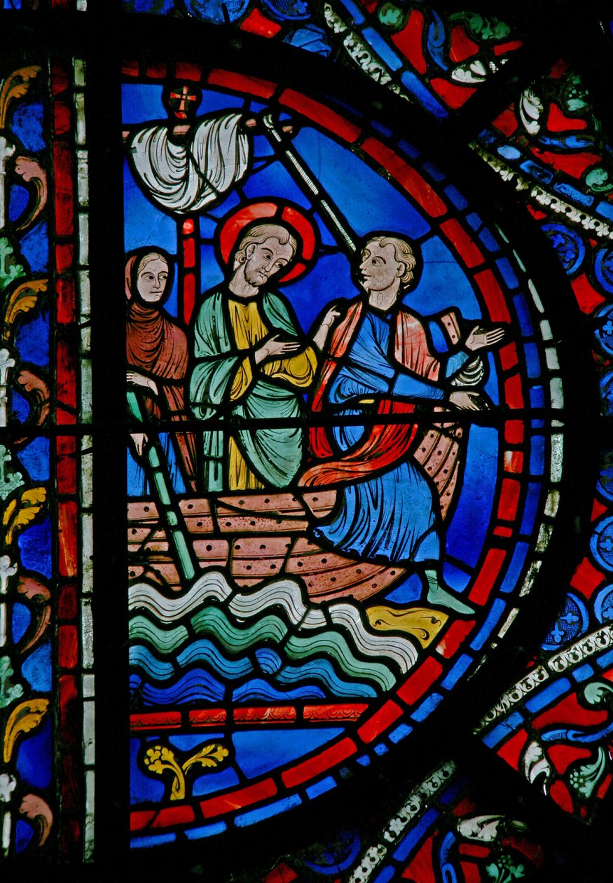 The St Thomas Window: Arrives in India with Abbanes by French School