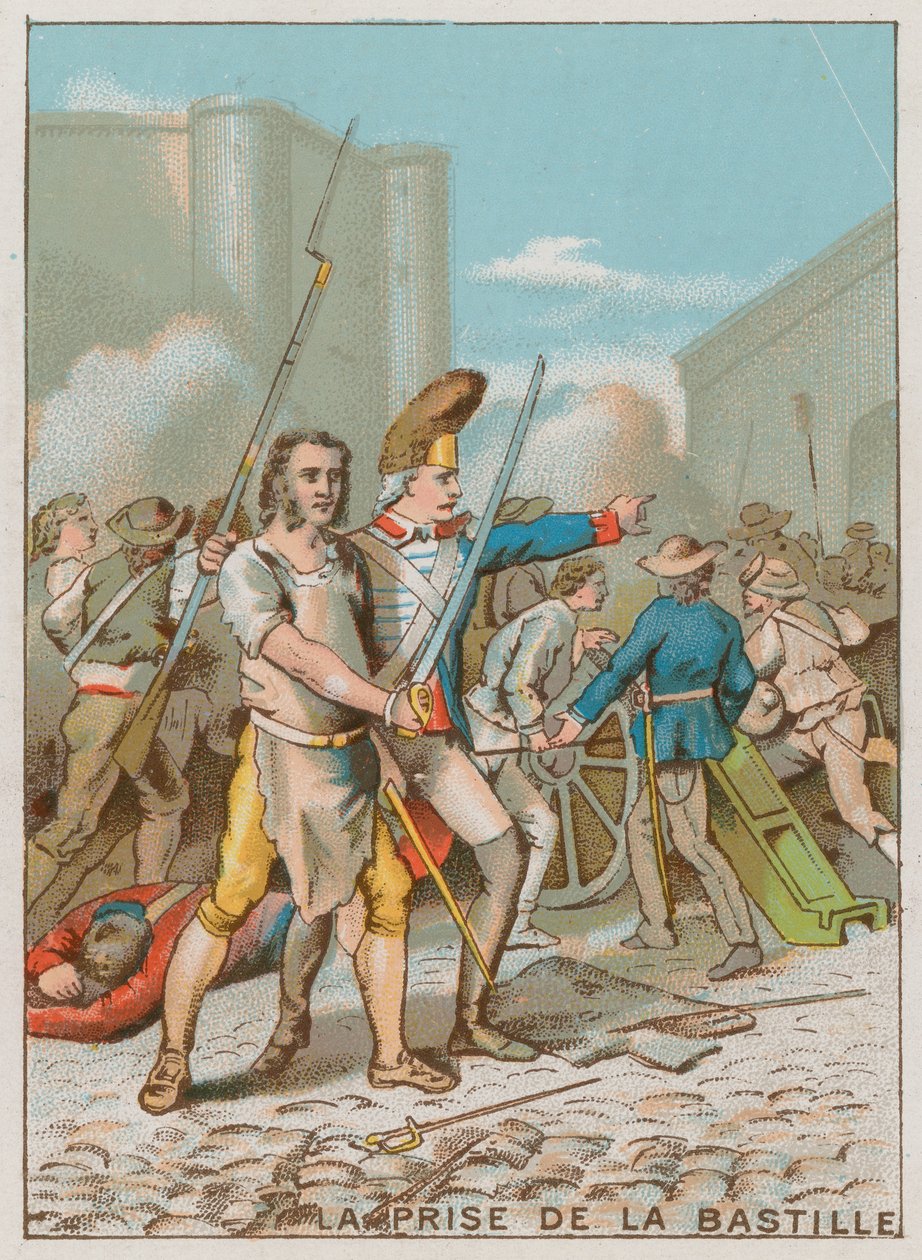 The Storming of the Bastille by French School