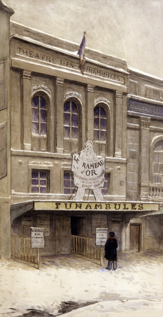 The Theater des Funambules, Paris, Early 20th Century by French School