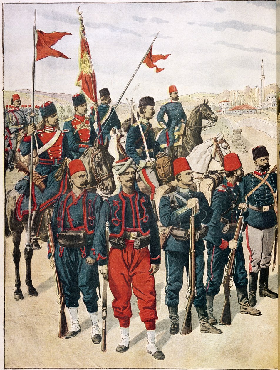 The Turkish Army During the Balkan War, 1912-13 by French School