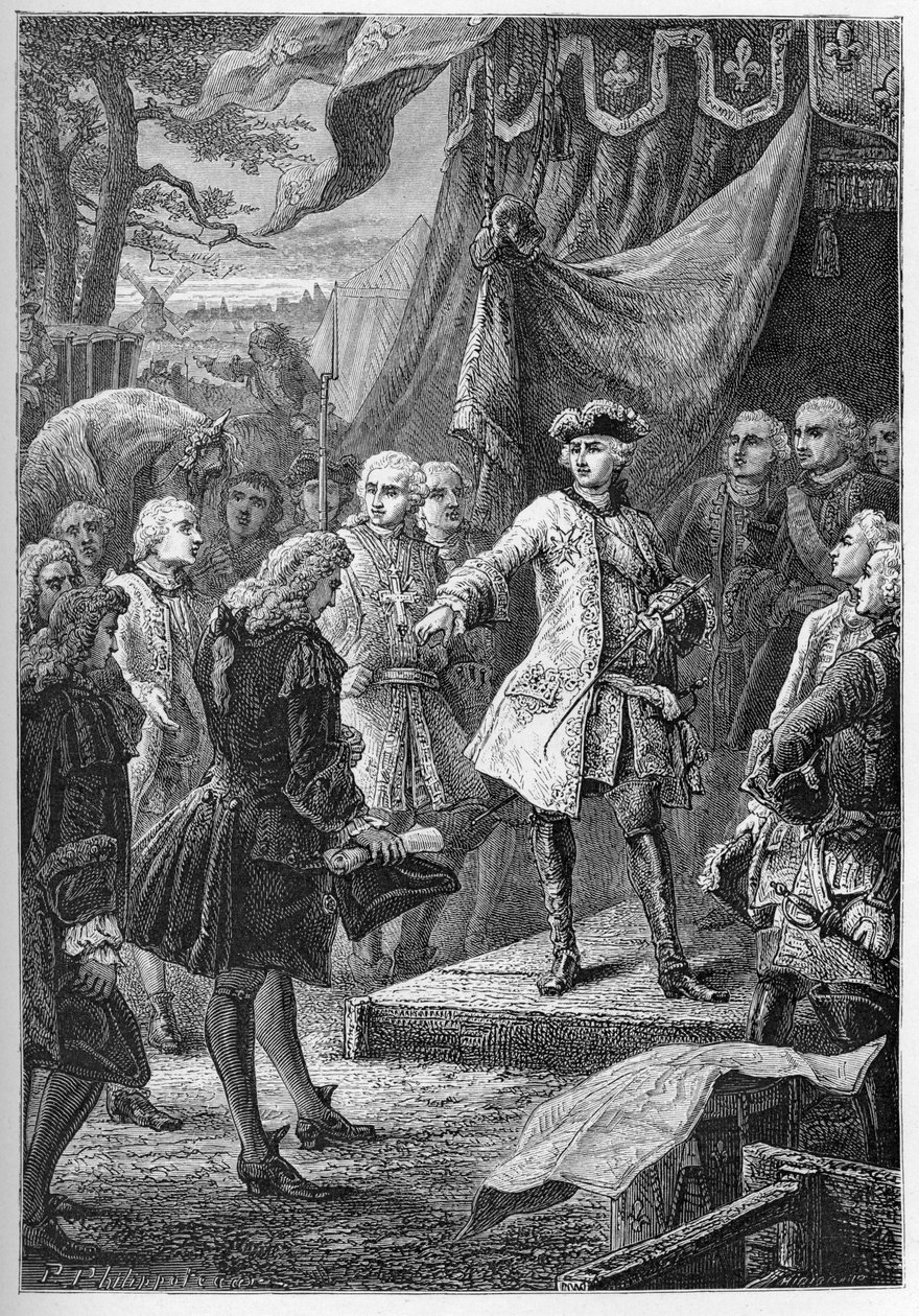The War of the Austrian Succession: Ambassadors of the United Provinces before Louis XV by French School