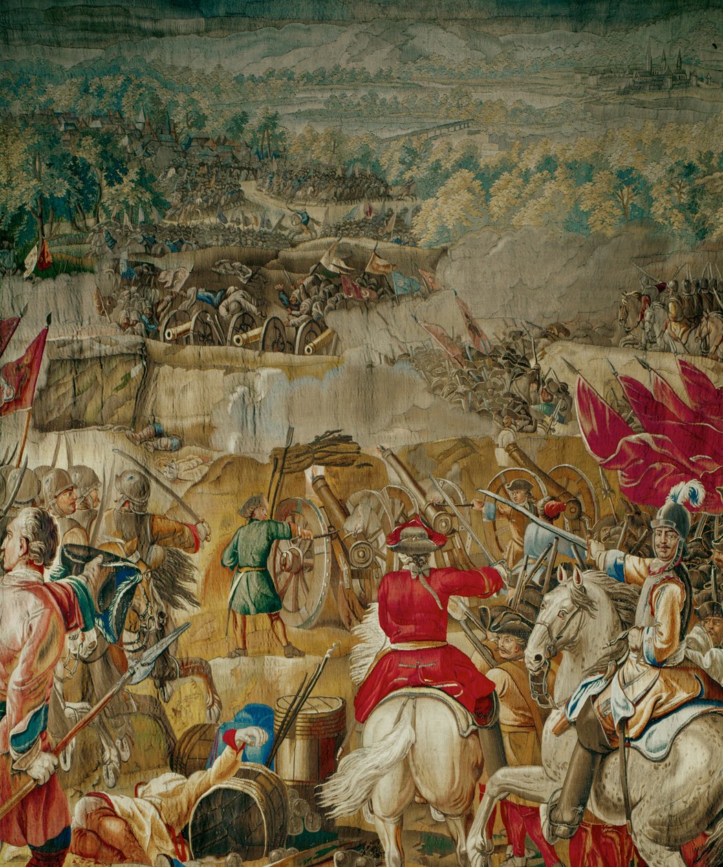 The Battle of Mohacs Between the Imperial Armies by French School