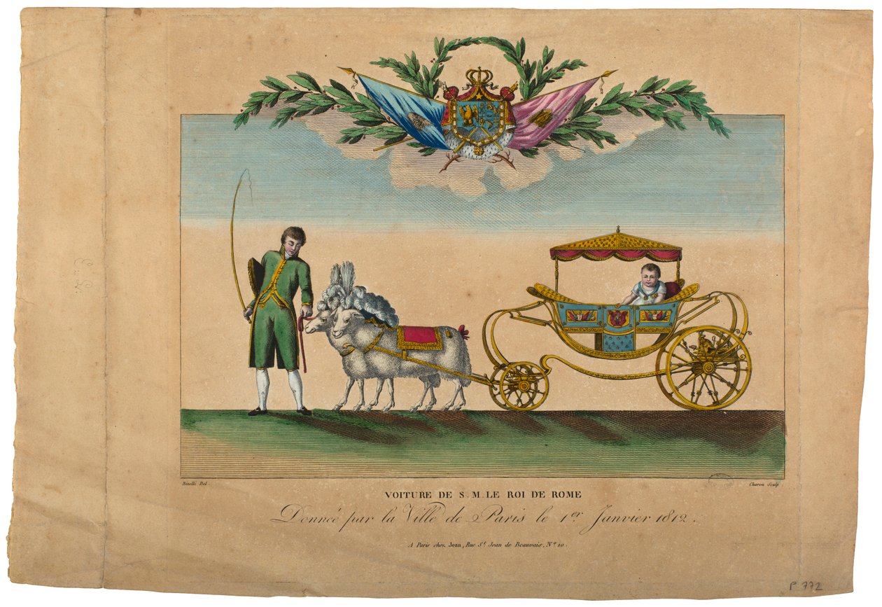 The Carriage of the King of Rome, Given by the City of Paris by French School